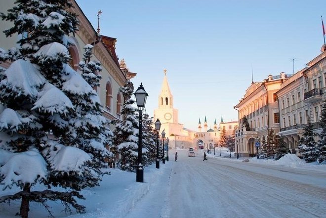 Пешеходная Бесплатная Новогодняя экскурсия по Казани