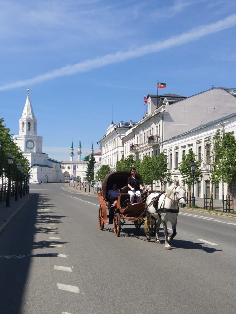 Улица Кремлевская и комплекс Казанского университета
