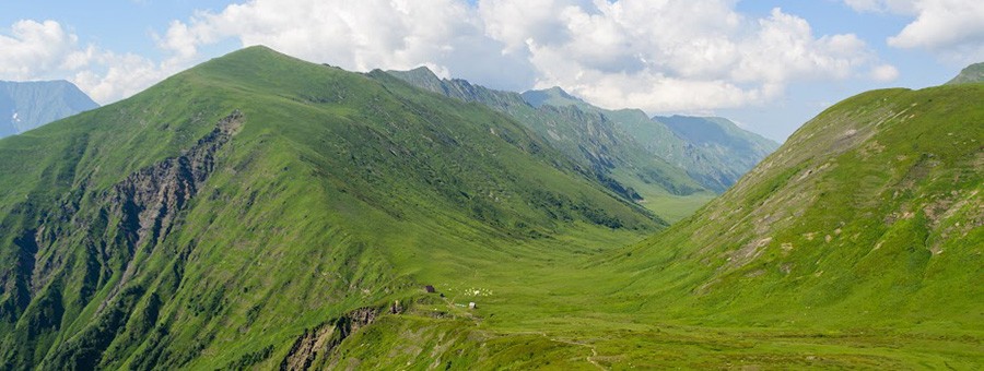 Бзерпинский карниз, альпийские луга